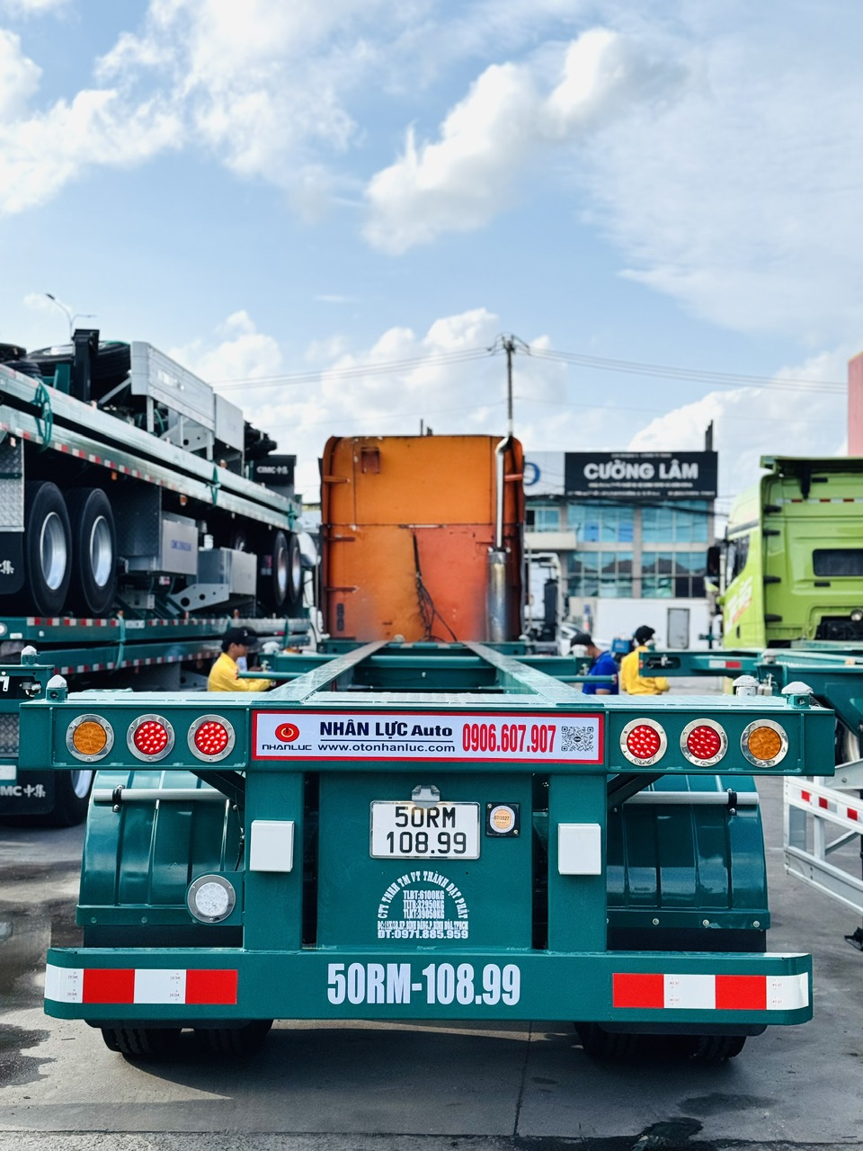 Bàn Giao Mooc CIMC 45F Cho Khách Hàng Chạy Đầu Kéo Mỹ Đường Dài